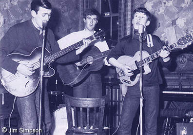 Muff, Spencer, and Steve at the Golden Eagle